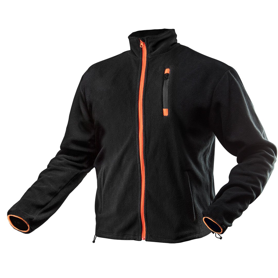 Polar fleece jacket black