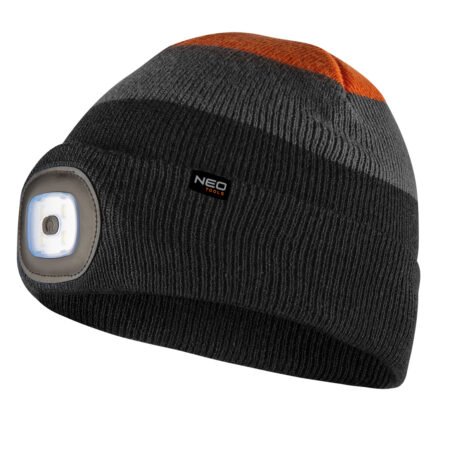 Muts met LED Grijs