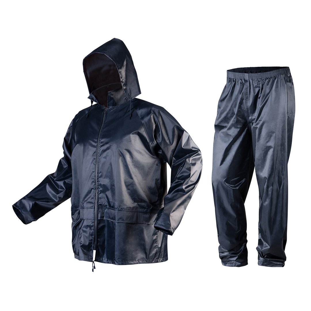 Regenpak met muts