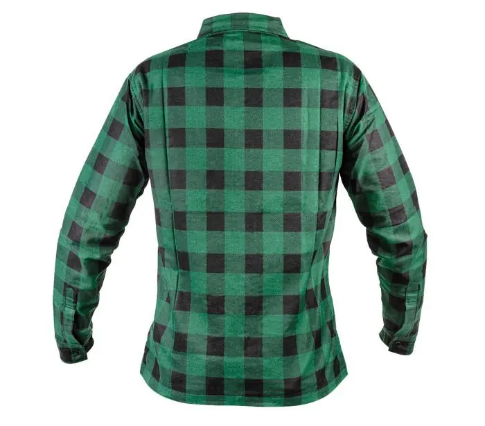 Flannel overhemd, groen - Afbeelding 3