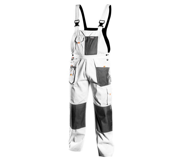 NEO Werkbroek met Bretels – Wit