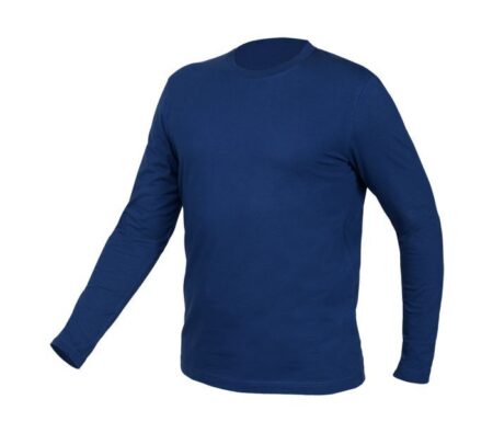 T-shirt met Lange Mouwen – Marineblauw