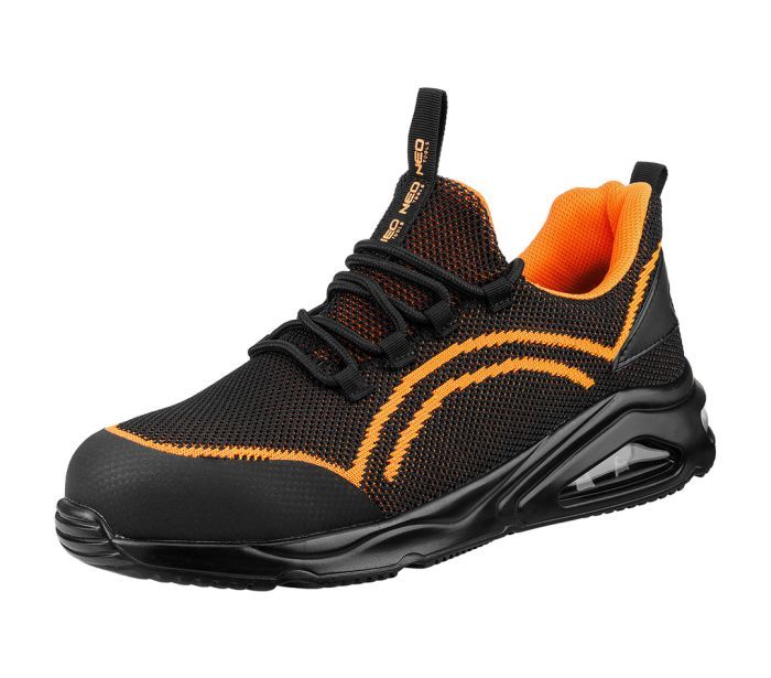 NEO AIR S1 SR Werkschoenen met Stalen Neus – Donkergrijs/Oranje - Afbeelding 2